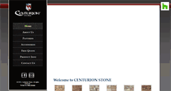 Desktop Screenshot of centurionstoneonline.com